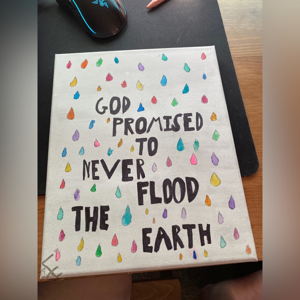 Painting can go anywhere! Made by me!🫶🏻 Note: keep away from any water